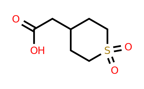 2-(1,1-Dioxidotetrahydro-2H-thiopyran-4-yl)acetic acid