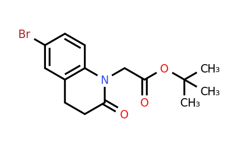 1224927-63-2 | tert-Butyl 2-(6-bromo-2-oxo-3,4-dihydroquinolin-1(2H)-yl)acetate
