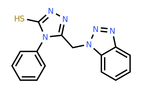 122503-02-0 | 5-((1H-benzo[d][1,2,3]triazol-1-yl)methyl)-4-phenyl-4H-1,2,4-triazole-3-thiol