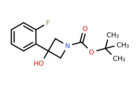 1225439-46-2 | tert-Butyl 3-(2-fluorophenyl)-3-hydroxyazetidine-1-carboxylate