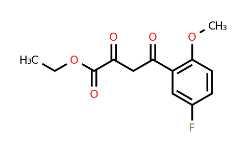 1225574-45-7 | Ethyl 4-(5-fluoro-2-methoxyphenyl)-2,4-dioxobutanoate