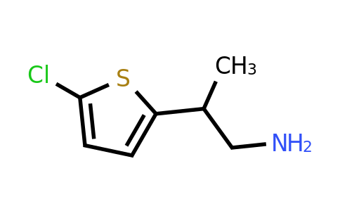 1225705-43-0 | 2-(5-Chlorothiophen-2-yl)propan-1-amine