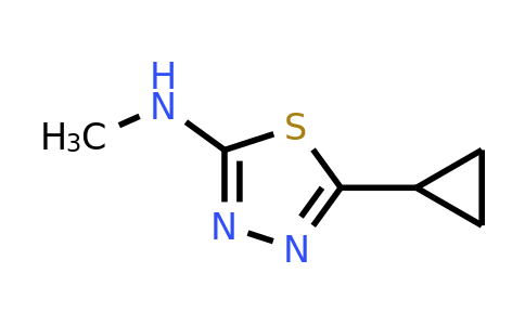 1225737-22-3 | 5-Cyclopropyl-N-methyl-1,3,4-thiadiazol-2-amine