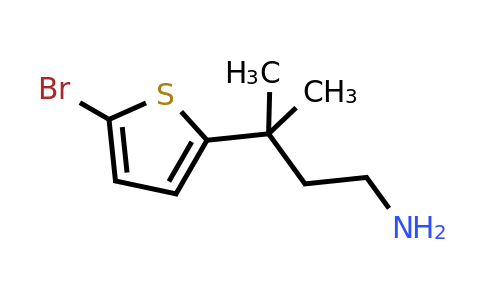 1225862-86-1 | 3-(5-Bromothiophen-2-yl)-3-methylbutan-1-amine