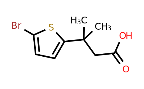 1225883-41-9 | 3-(5-Bromothiophen-2-yl)-3-methylbutanoic acid
