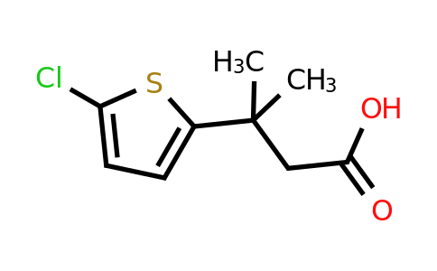1225992-29-9 | 3-(5-Chlorothiophen-2-yl)-3-methylbutanoic acid
