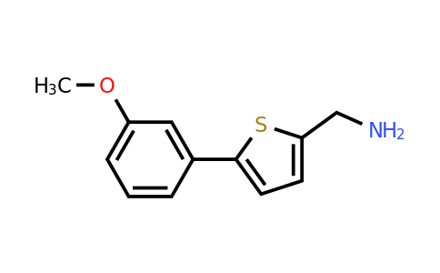 1225994-70-6 | (5-(3-Methoxyphenyl)thiophen-2-yl)methanamine