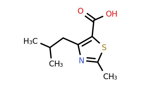 1226165-44-1 | 2-Methyl-4-(2-methylpropyl)-1,3-thiazole-5-carboxylic acid