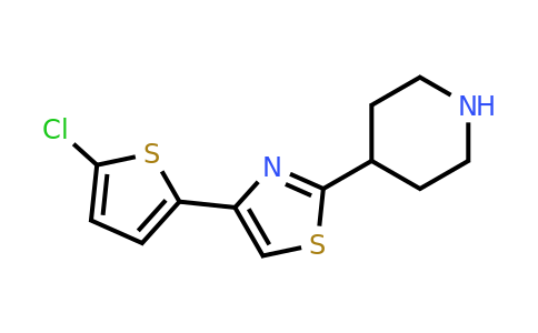 1226422-72-5 | 4-[4-(5-Chlorothien-2-yl)-1,3-thiazol-2-yl]piperidine