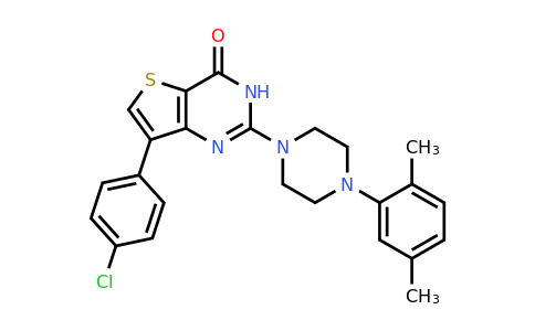 1226426-96-5 | 7-(4-Chlorophenyl)-2-(4-(2,5-dimethylphenyl)piperazin-1-yl)thieno[3,2-d]pyrimidin-4(3H)-one