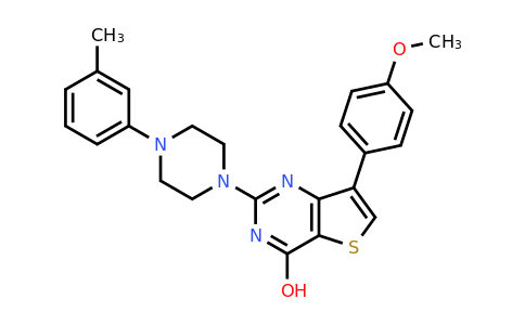 1226427-52-6 | 7-(4-Methoxyphenyl)-2-(4-(m-tolyl)piperazin-1-yl)thieno[3,2-d]pyrimidin-4-ol