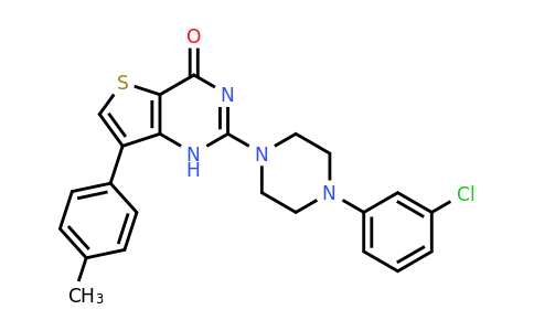 1226429-62-4 | 2-(4-(3-Chlorophenyl)piperazin-1-yl)-7-(p-tolyl)thieno[3,2-d]pyrimidin-4(1H)-one