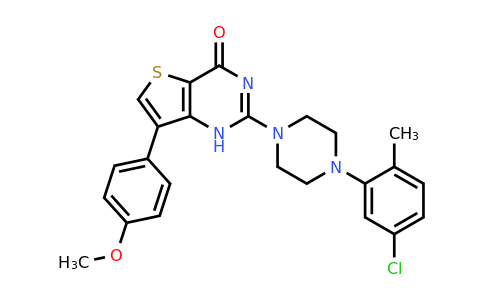 1226430-62-1 | 2-(4-(5-Chloro-2-methylphenyl)piperazin-1-yl)-7-(4-methoxyphenyl)thieno[3,2-d]pyrimidin-4(1H)-one