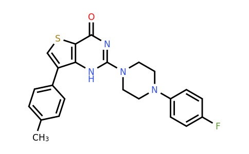 1226433-73-3 | 2-(4-(4-Fluorophenyl)piperazin-1-yl)-7-(p-tolyl)thieno[3,2-d]pyrimidin-4(1H)-one