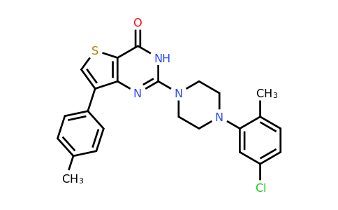 1226457-45-9 | 2-(4-(5-Chloro-2-methylphenyl)piperazin-1-yl)-7-(p-tolyl)thieno[3,2-d]pyrimidin-4(3H)-one