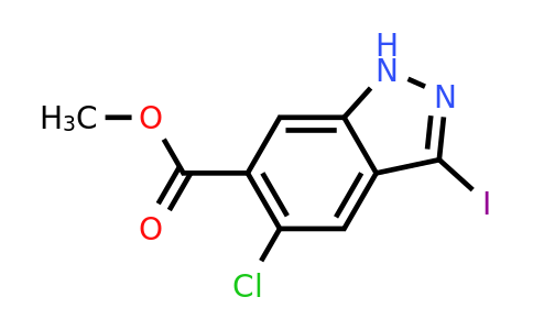 1227270-79-2 | Methyl 5-chloro-3-iodo-1H-indazole-6-carboxylate