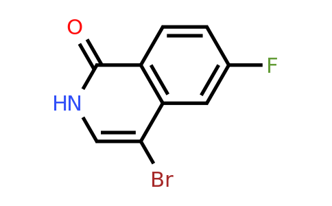 1227607-99-9 | 4-Bromo-6-fluoroisoquinolin-1(2H)-one
