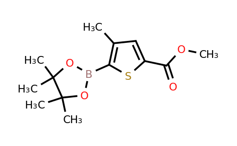 1227664-25-6 | Methyl 4-methyl-5-(4,4,5,5-tetramethyl-1,3,2-dioxaborolan-2-yl)thiophene-2-carboxylate