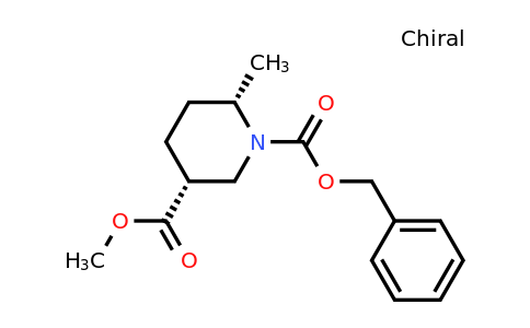 1227911-34-3 | rel-3-Methyl 1-(phenylmethyl) (3R,6S)-6-methyl-1,3-piperidinedicarboxylate