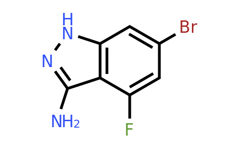 1227912-19-7 | 6-Bromo-4-fluoro-1H-indazol-3-amine