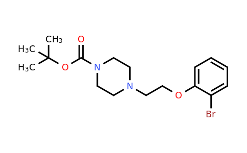 1227954-89-3 | Tert-butyl 4-(2-(2-bromophenoxy)ethyl)piperazine-1-carboxylate