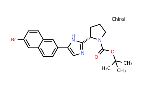 1228551-96-9 | tert-Butyl (S)-2-(5-(6-bromonaphthalen-2-yl)-1H-imidazol-2-yl)pyrrolidine-1-carboxylate