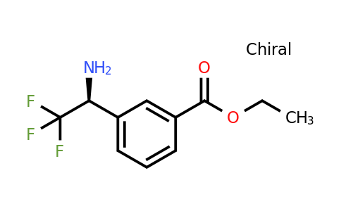 1228565-66-9 | ethyl (S)-3-(1-amino-2,2,2-trifluoroethyl)benzoate