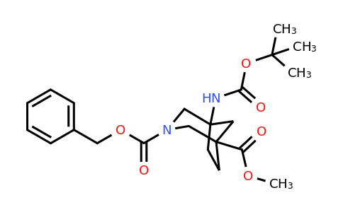 1228631-55-7 | O3-benzyl O1-methyl 5-(tert-butoxycarbonylamino)-3-azabicyclo[3.2.1]octane-1,3-dicarboxylate