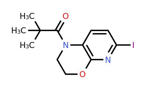 1228665-79-9 | 1-(6-Iodo-2,3-dihydro-1H-pyrido[2,3-b][1,4]oxazin-1-yl)-2,2-dimethylpropan-1-one