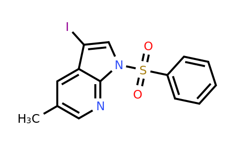 1228666-07-6 | 3-Iodo-5-methyl-1-(phenylsulfonyl)-1H-pyrrolo[2,3-b]pyridine