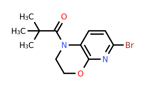 1228666-49-6 | 1-(6-Bromo-2,3-dihydro-1H-pyrido[2,3-b][1,4]oxazin-1-yl)-2,2-dimethylpropan-1-one