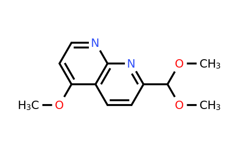 1228666-53-2 | 2-(Dimethoxymethyl)-5-methoxy-1,8-naphthyridine