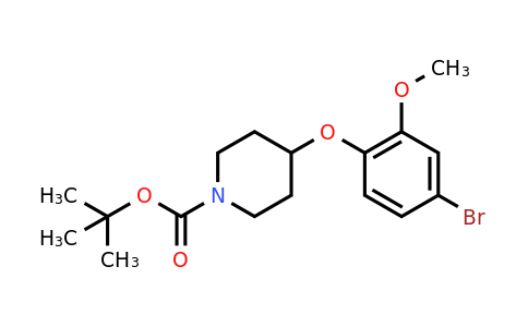 1228957-01-4 | tert-Butyl 4-(4-bromo-2-methoxyphenoxy)piperidine-1-carboxylate