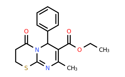 123044-08-6 | Ethyl 8-methyl-4-oxo-6-phenyl-3,4-dihydro-2h,6h-pyrimido[2,1-b][1,3]thiazine-7-carboxylate