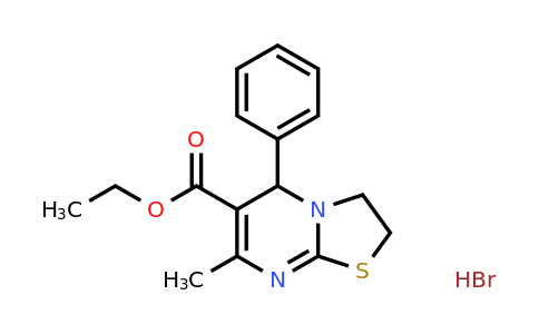 123044-25-7 | Ethyl 7-methyl-5-phenyl-2,3-dihydro-5h-thiazolo[3,2-a]pyrimidine-6-carboxylate hydrobromide