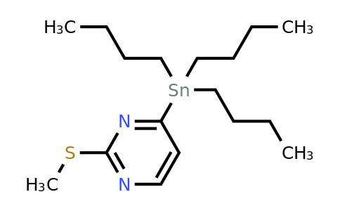 123061-49-4 | 2-(Methylthio)-4-(tributylstannyl)pyrimidine