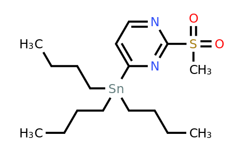 123061-52-9 | 2-(Methylsulfonyl)-4-(tributylstannyl)pyrimidine
