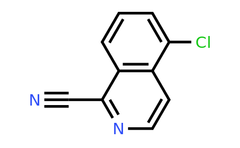 1231761-25-3 | 5-Chloroisoquinoline-1-carbonitrile