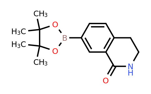 1231892-74-2 | 7-(4,4,5,5-Tetramethyl-1,3,2-dioxaborolan-2-yl)-3,4-dihydroisoquinolin-1(2H)-one