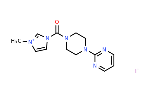 1231953-89-1 | 3-Methyl-1-[4-(pyrimidin-2-yl)piperazine-1-carbonyl]-1h-imidazol-3-ium iodide
