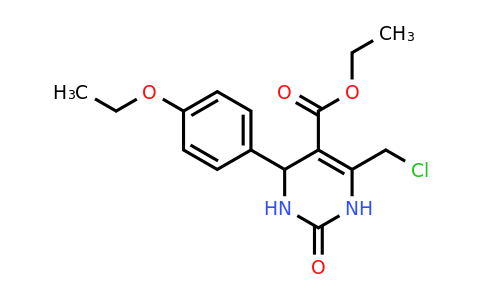 1232790-12-3 | Ethyl 6-(chloromethyl)-4-(4-ethoxyphenyl)-2-oxo-1,2,3,4-tetrahydropyrimidine-5-carboxylate