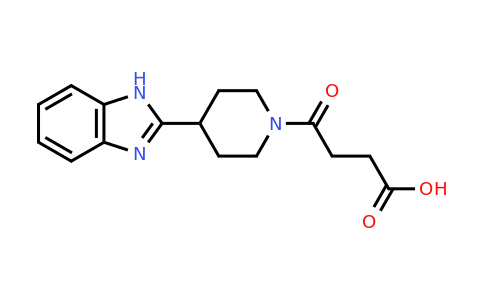 1232796-73-4 | 4-(4-(1H-benzo[d]imidazol-2-yl)piperidin-1-yl)-4-oxobutanoic acid