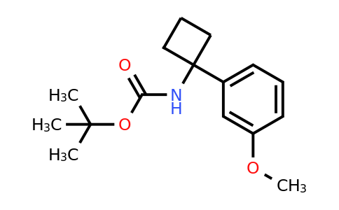 1233180-61-4 | tert-Butyl (1-(3-methoxyphenyl)cyclobutyl)carbamate