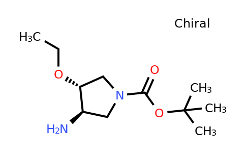 1233518-23-4 | rel-tert-Butyl (3R,4R)-3-amino-4-ethoxypyrrolidine-1-carboxylate