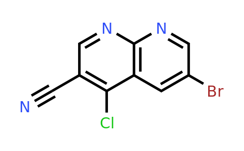 1234615-92-9 | 6-Bromo-4-chloro-1,8-naphthyridine-3-carbonitrile