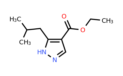 1235313-61-7 | Ethyl 5-(2-methylpropyl)-1h-pyrazole-4-carboxylate
