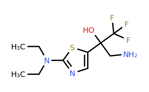 1235439-98-1 | 3-Amino-2-(2-(diethylamino)thiazol-5-yl)-1,1,1-trifluoropropan-2-ol