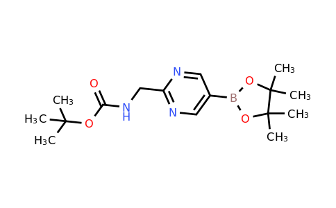 1235451-39-4 | tert-Butyl ((5-(4,4,5,5-tetramethyl-1,3,2-dioxaborolan-2-yl)pyrimidin-2-yl)methyl)carbamate
