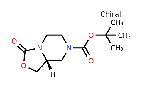 1235469-36-9 | tert-Butyl (R)-3-oxotetrahydro-3H-oxazolo[3,4-a]pyrazine-7(1H)-carboxylate