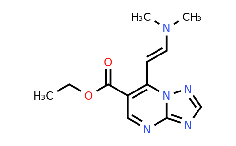 1235515-22-6 | Ethyl (E)-7-(2-(dimethylamino)vinyl)-[1,2,4]triazolo[1,5-a]pyrimidine-6-carboxylate